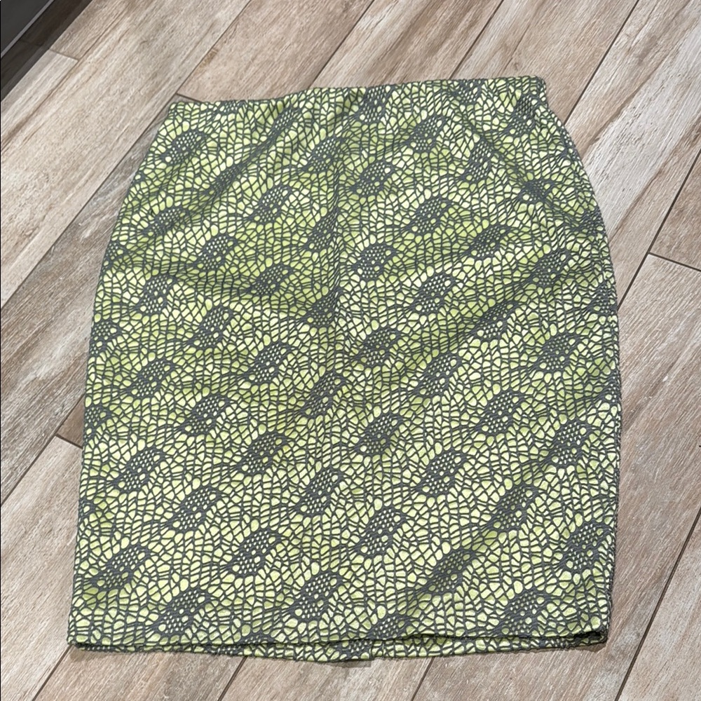 Wasson Green Pencil Midi Skirt Casual Resort Wear